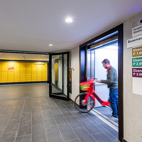 Paketbox Hofbräuhaus Parkgarage Paketbox