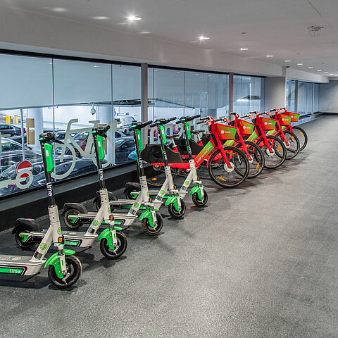 E-Bike E-Scooter Hofbräuhaus Parkgarage E-Bike E-Scooter