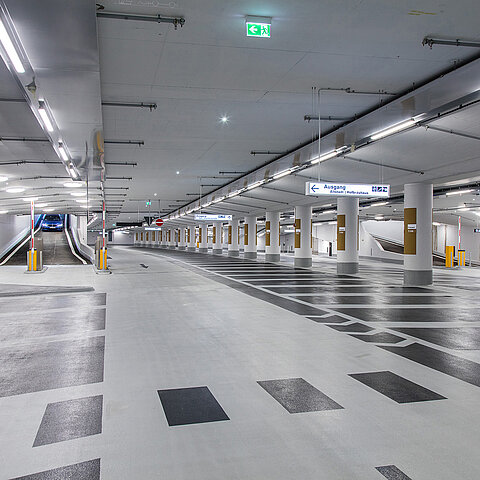 Innenaufnahme Hofbräuhaus Parkgarage Innenaufnahme